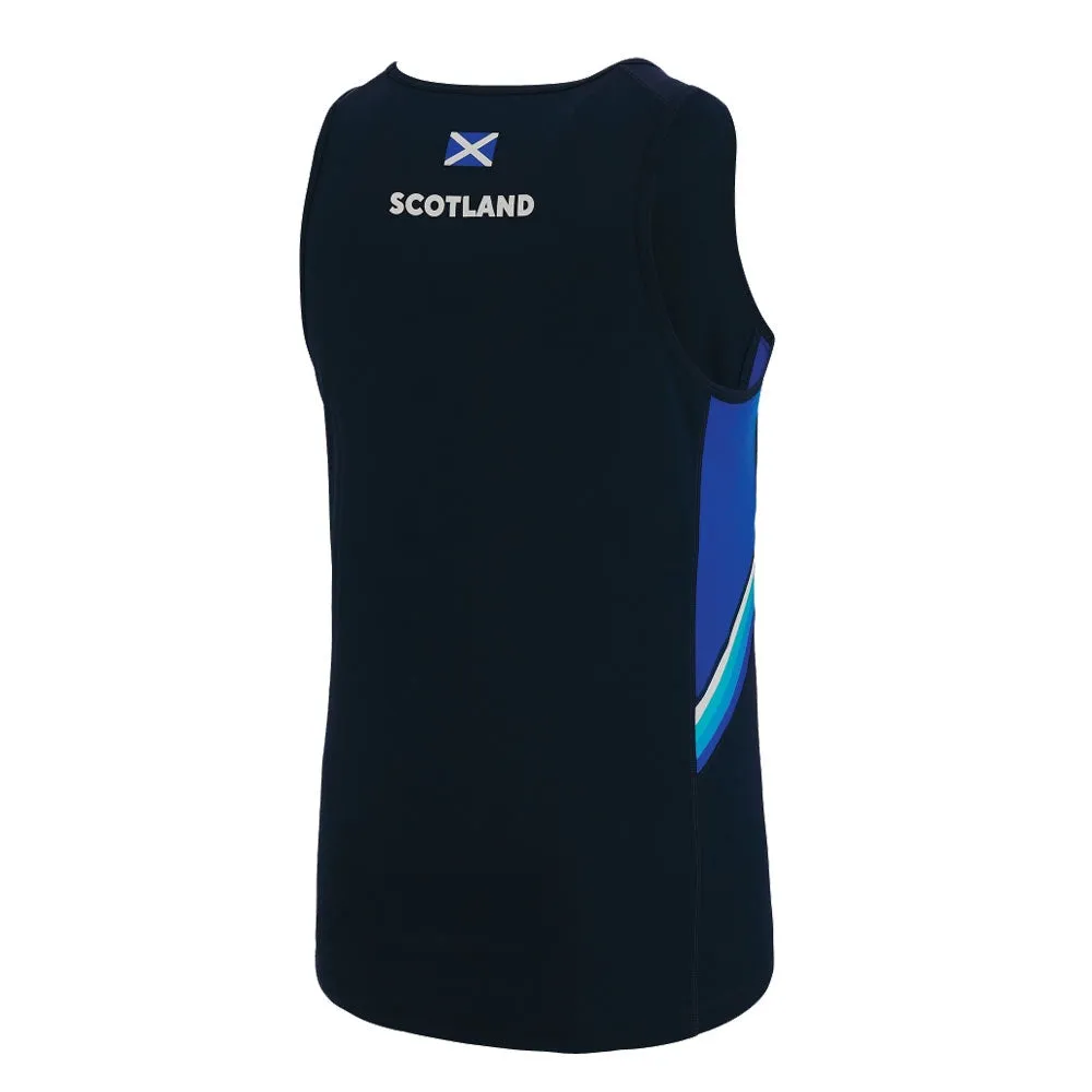 2022-2023 Scotland Gym Training Singlet (Navy) (Your Name)