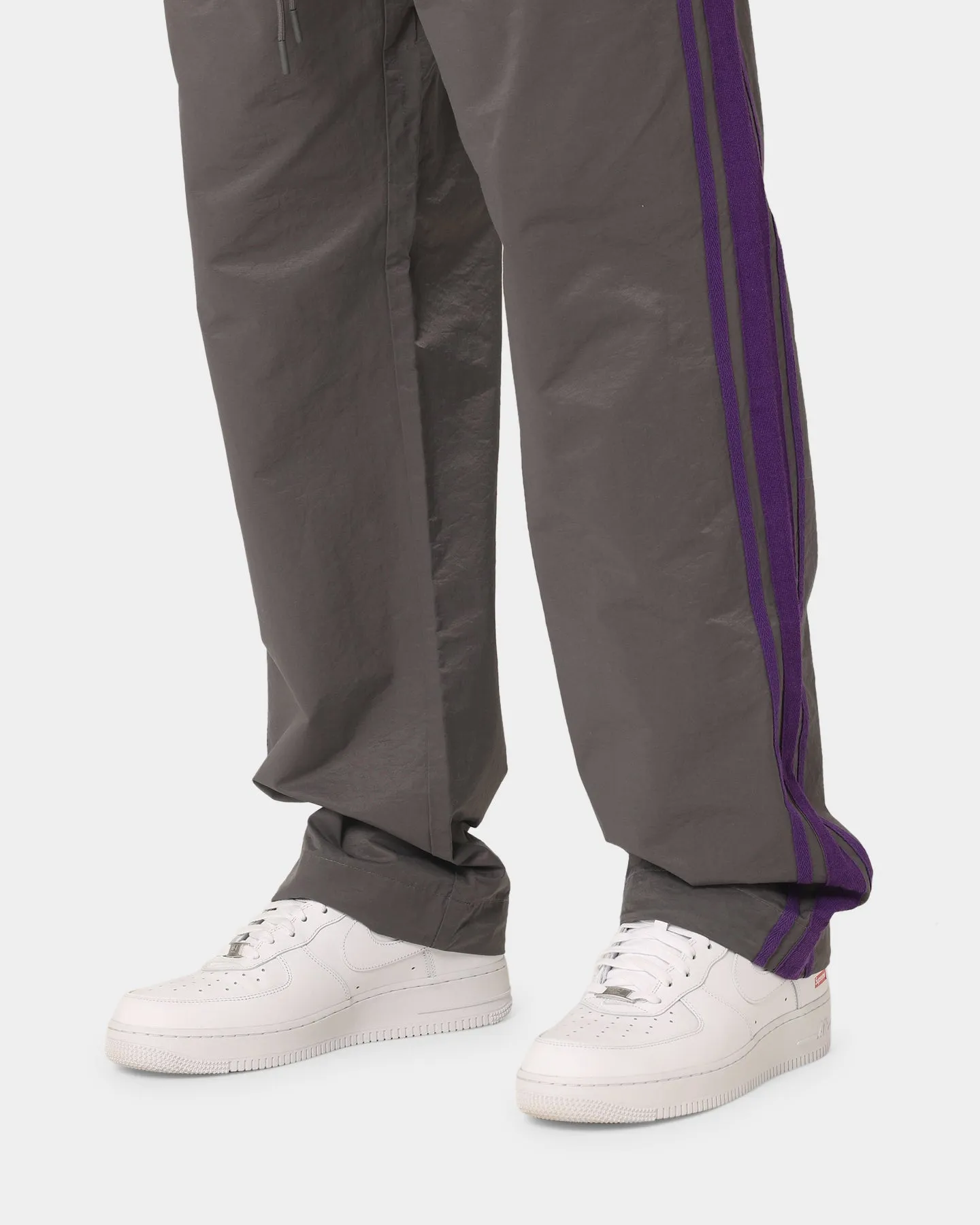 404 Racer Trackpant Charcoal/Purple