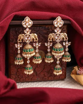 Angad 22k Gold Plated Jhumki