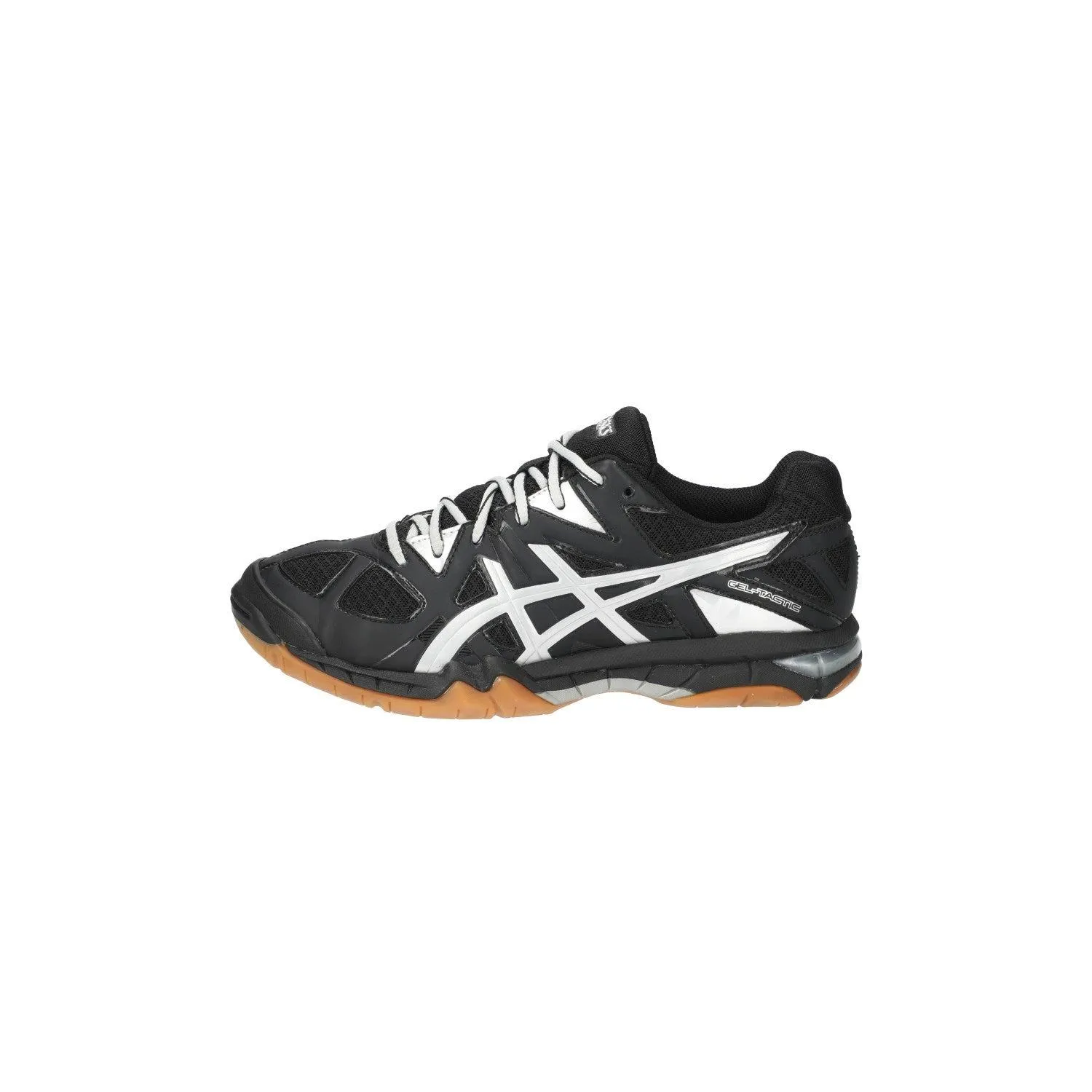 Asics Geltactic Volleyball Low-Top Sneakers Fabric Black Colour For Women