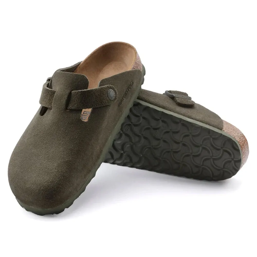 BIRKENSTOCK BOSTON THYME SUEDE - WOMENS