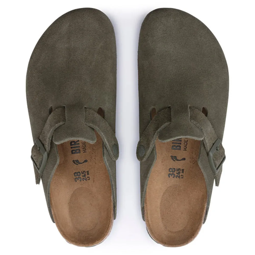 BIRKENSTOCK BOSTON THYME SUEDE - WOMENS