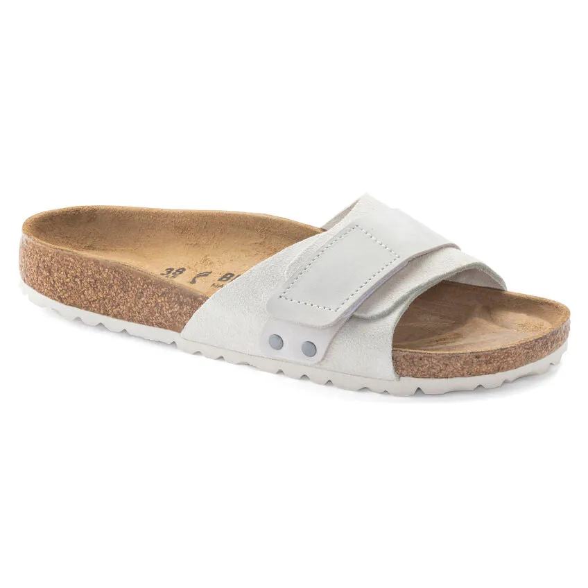 BIRKENSTOCK Women's Oita Suede Leather (Antique White - Narrow Fit)