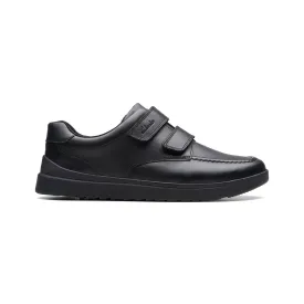 Boys - Goal Style Youth Black Leather