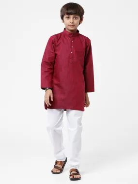 Boys Kurta Pyjama  Set Maroon