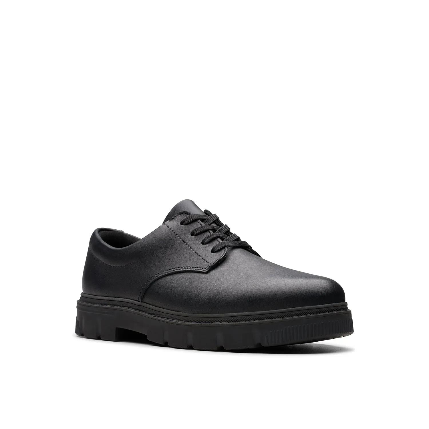 Boys - Lorcam Loop Youth Black Leather