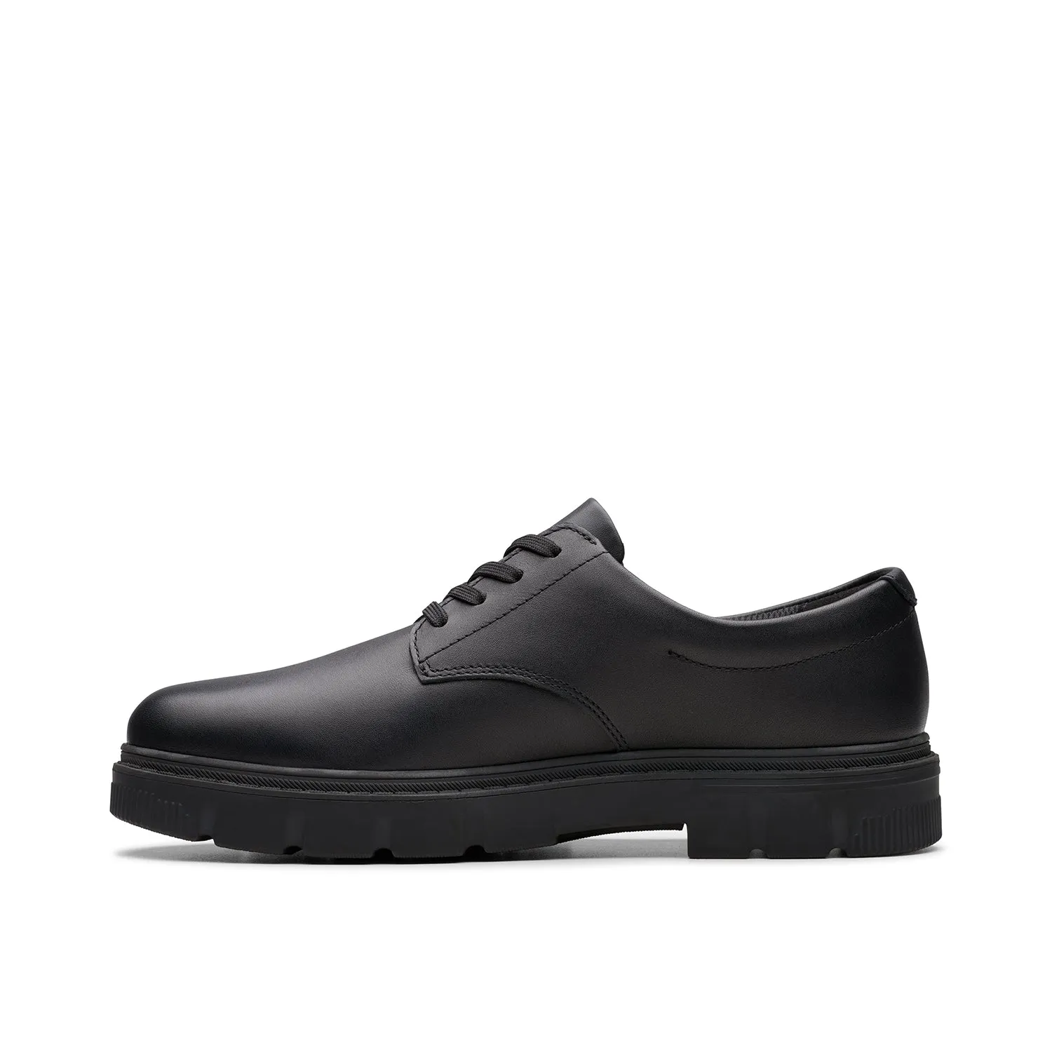 Boys - Lorcam Loop Youth Black Leather