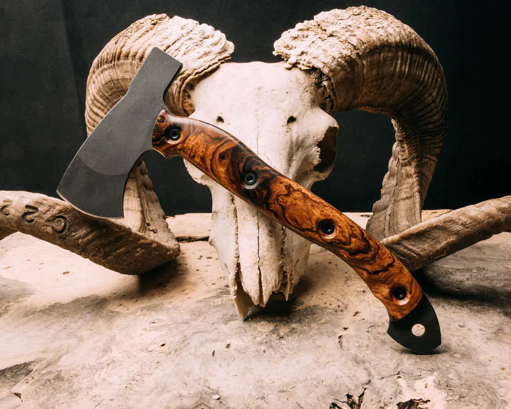 Camp Hatchet- desert Ironwood, allen bolts, grooved grip