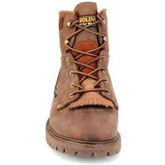 Carolina Men's 28 Series 6” WP Grizzly Work Boot - Brown - CA7028