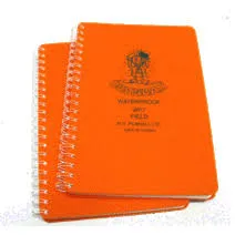 Duksbak - #WF-7 Waterproof Coil Bound Notebook, Field Pattern