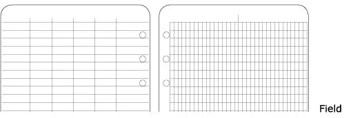 Duksbak - #WF-7 Waterproof Coil Bound Notebook, Field Pattern