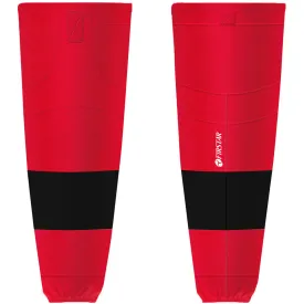 Firstar Stadium Pro Hockey Socks (Red/Black)