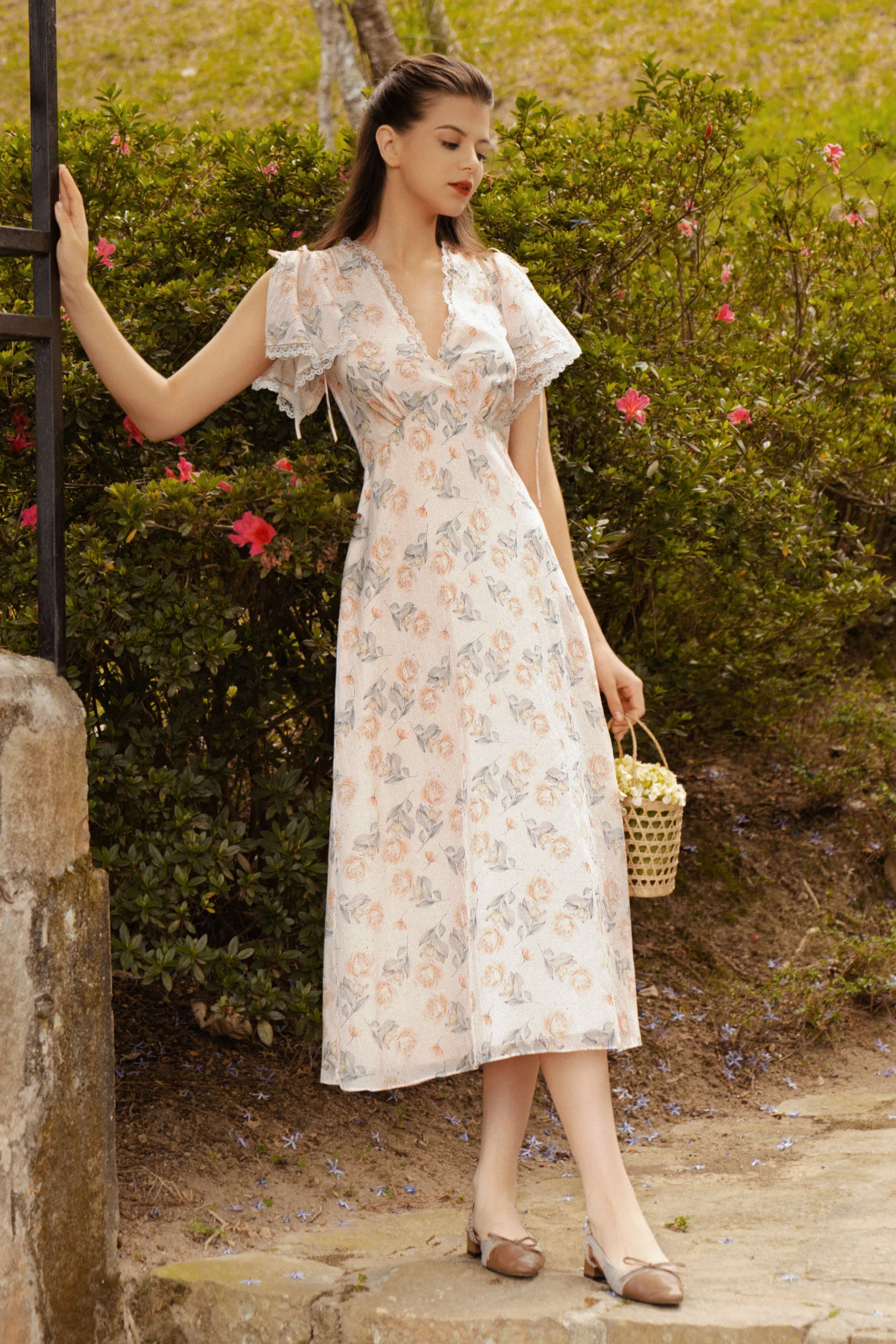 French Countryside Midi Dress