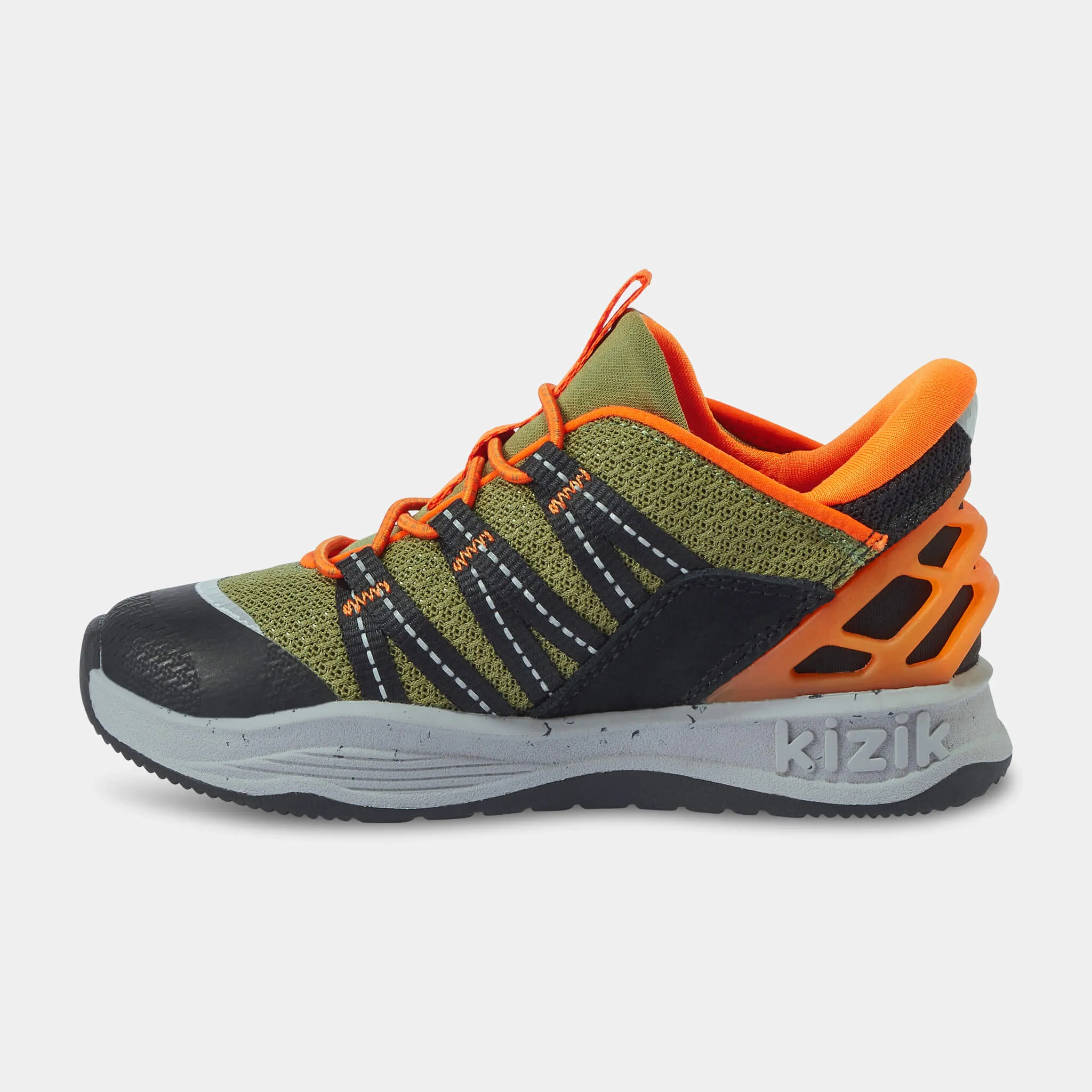 Kids Truckee - Olive Green/Orange