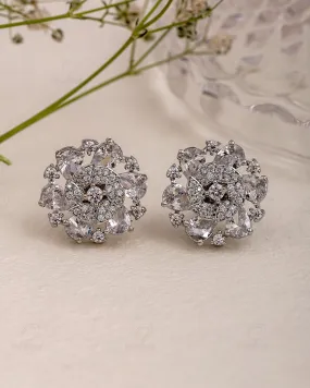 Leo Cz Stud Earrings