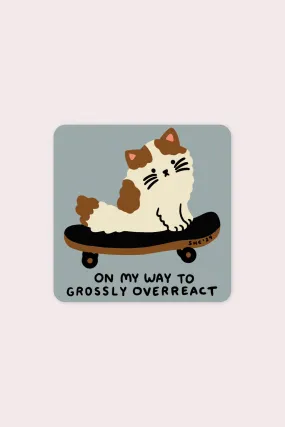 Overreact Vinyl Sticker