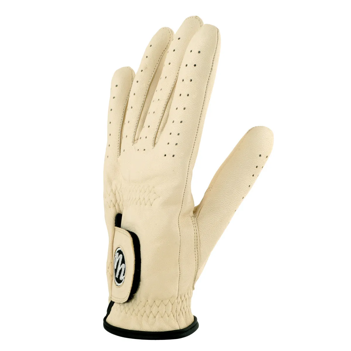 SoftFit Cabretta Leather Golf Glove, Men, Left Hand for Right-Handed, Ivory