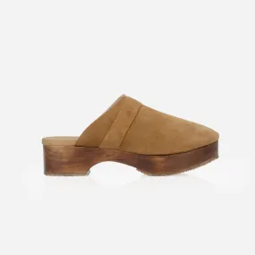 The Brooklyn Clog Sand Suede