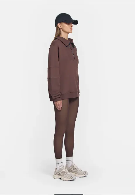 Viktoria & Woods Woods Zip Sweater - Chestnut