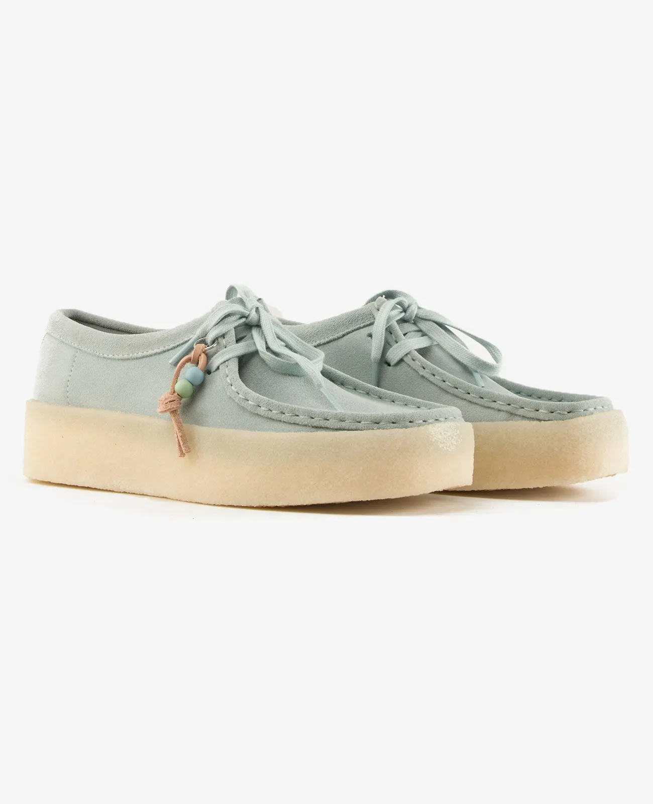 Wallabee Cup Suede Blu