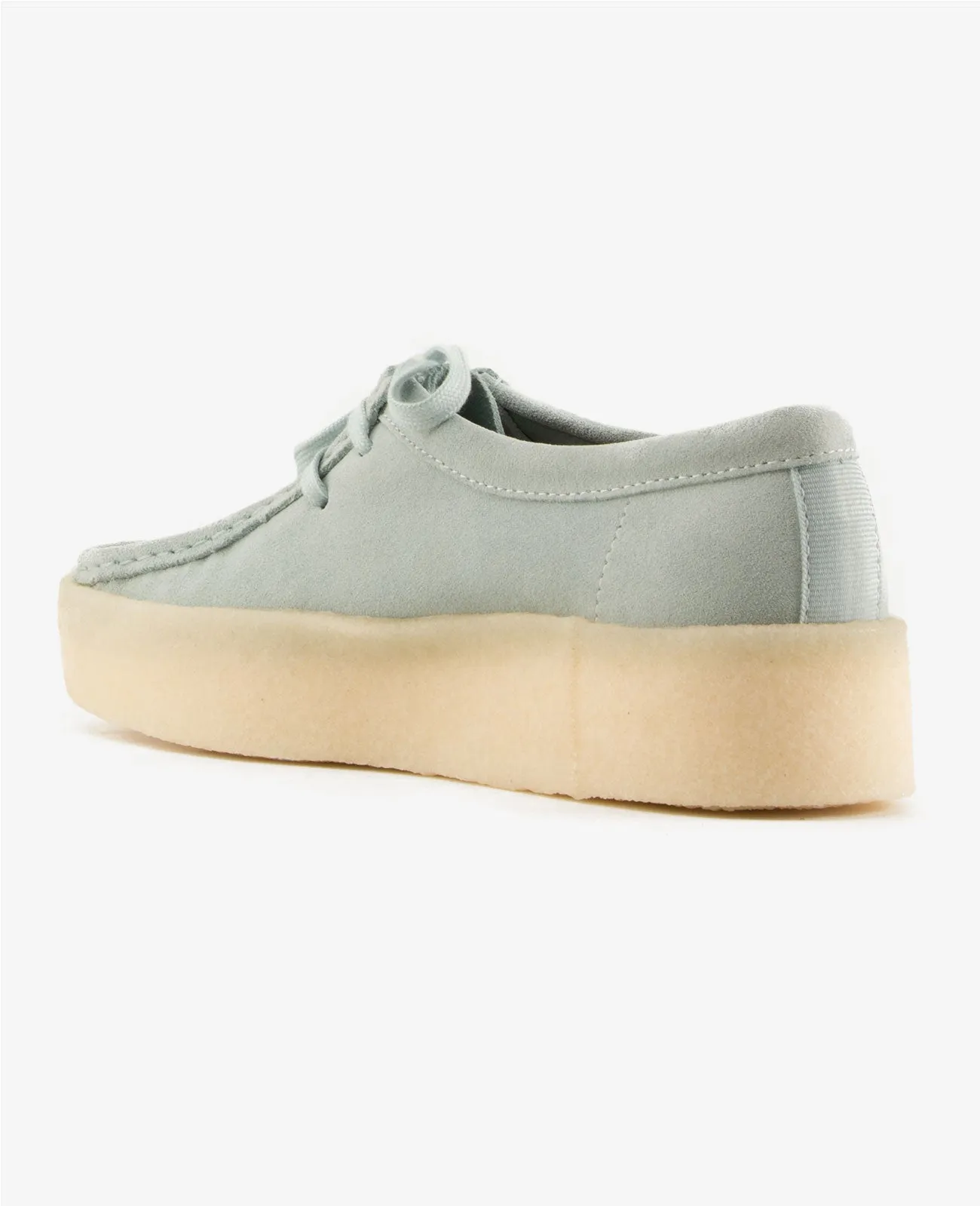 Wallabee Cup Suede Blu