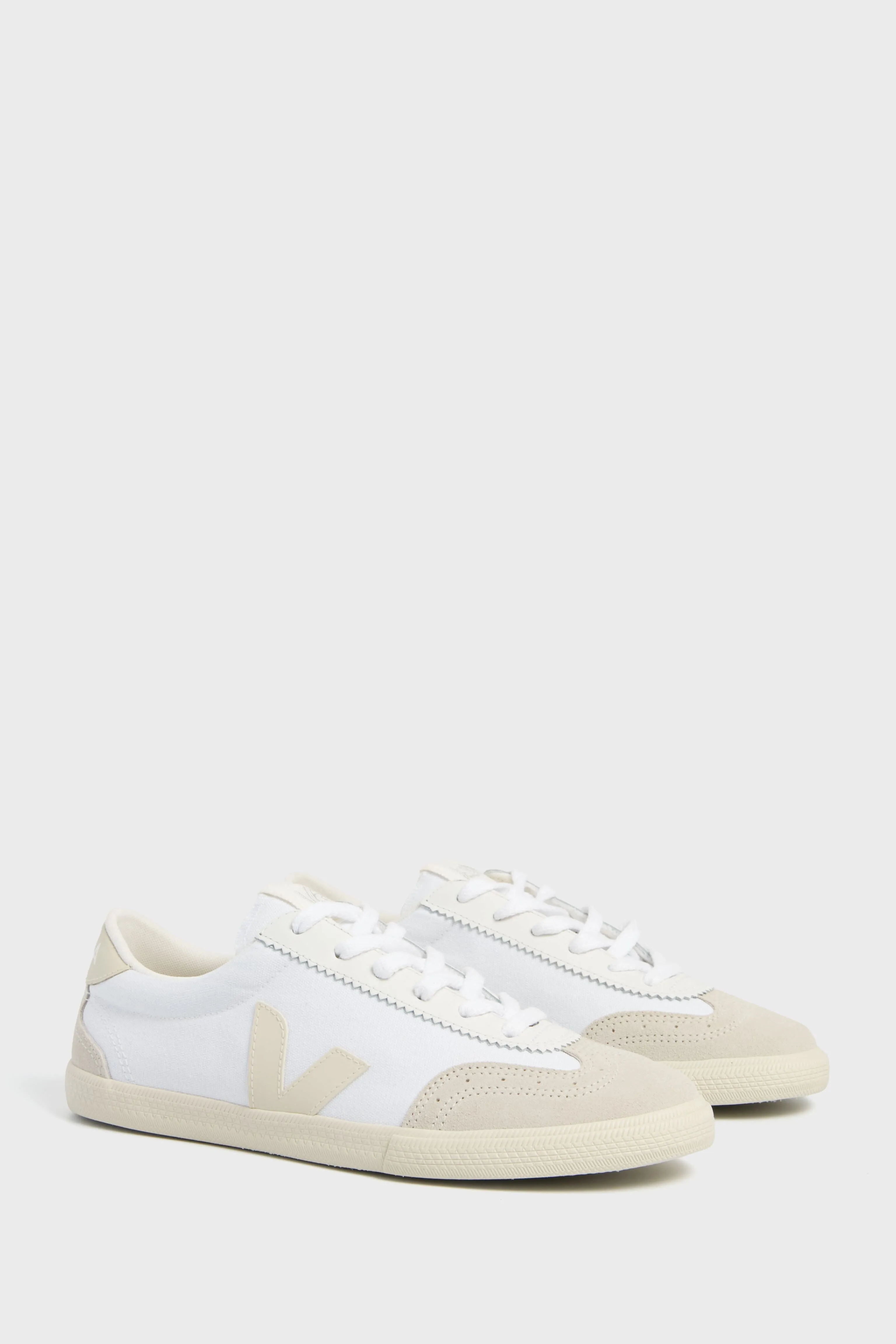 White Pierre Volley Sneakers